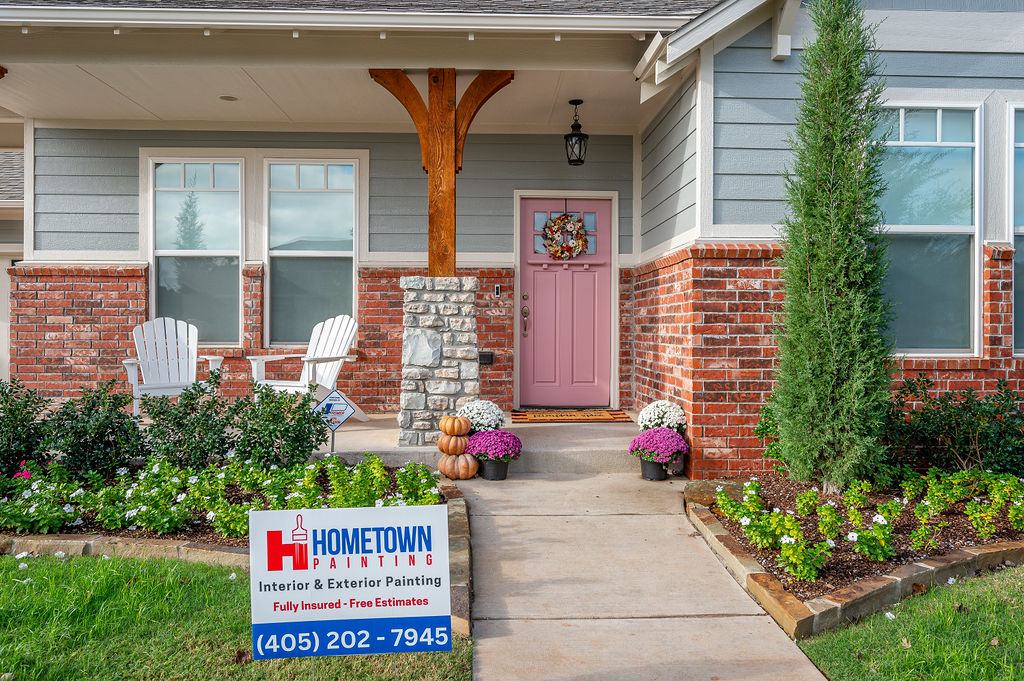 Porch after painting