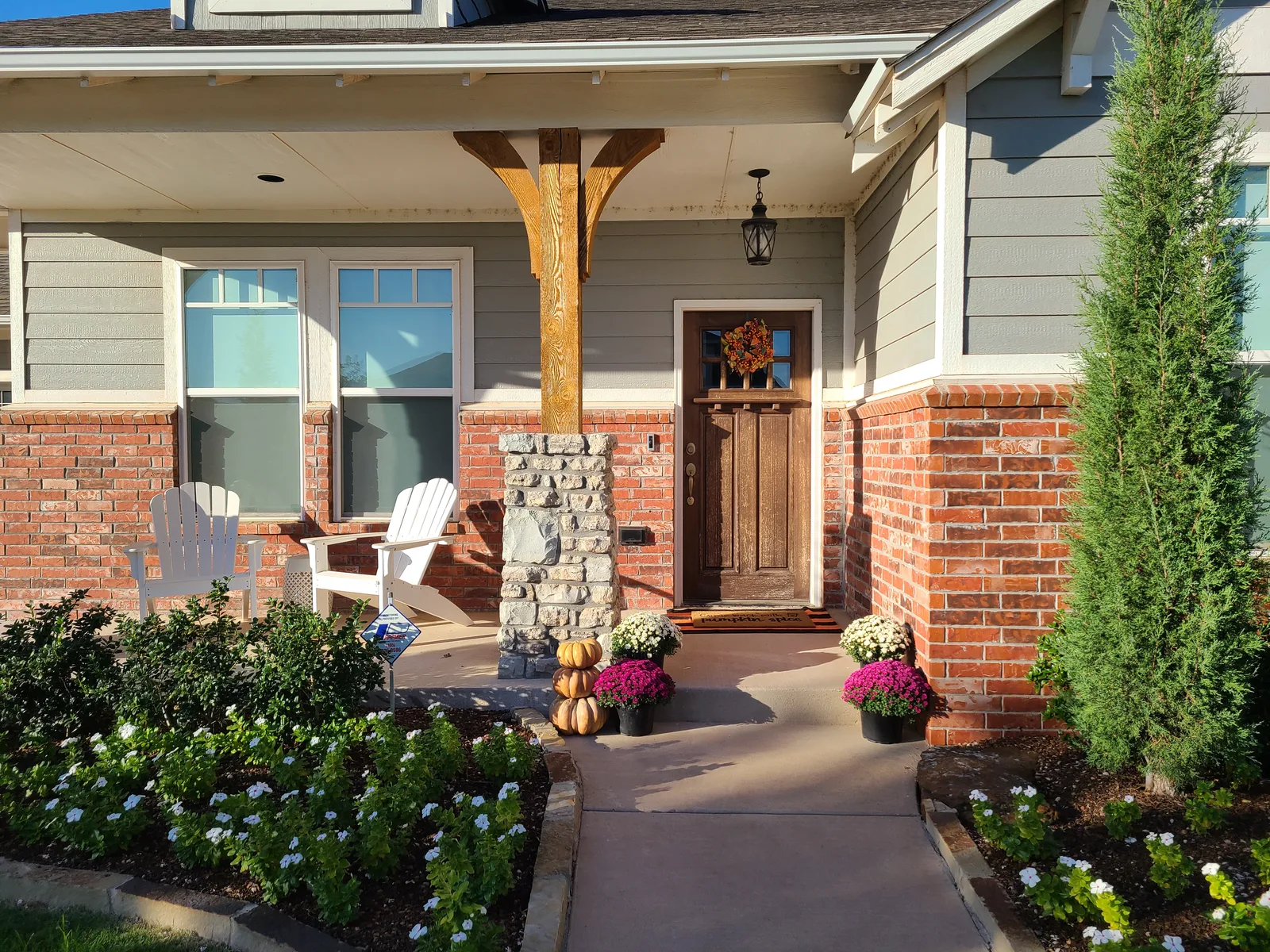 Porch before painting