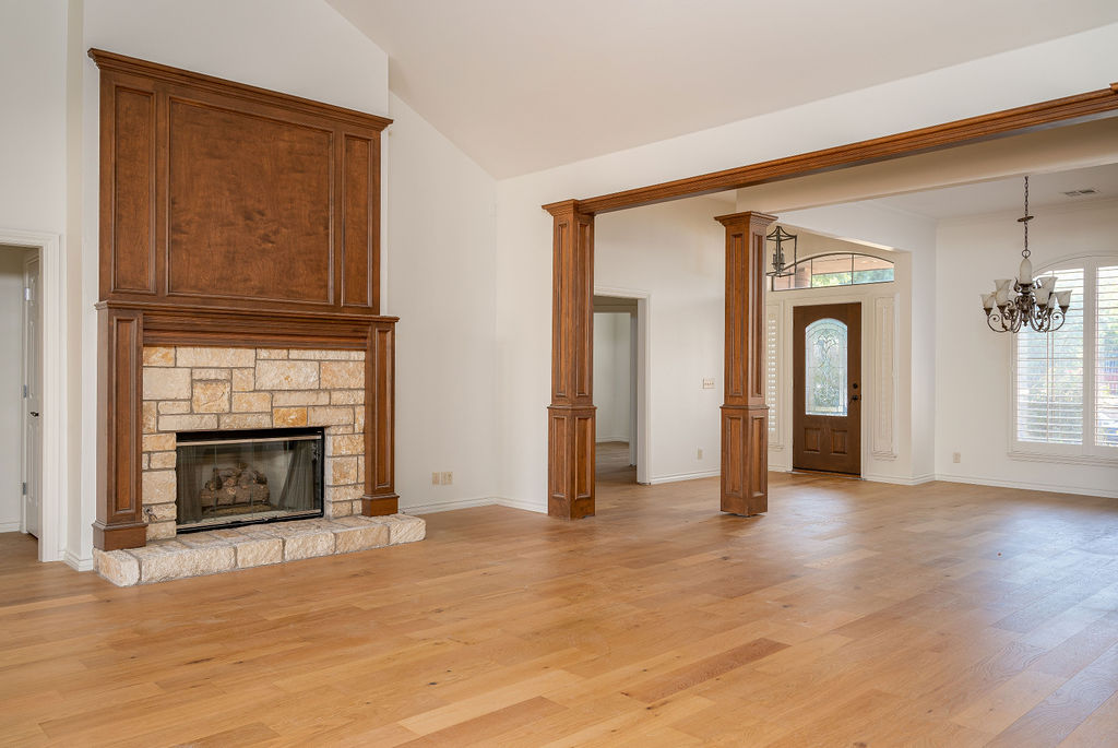 Interior painting — living room