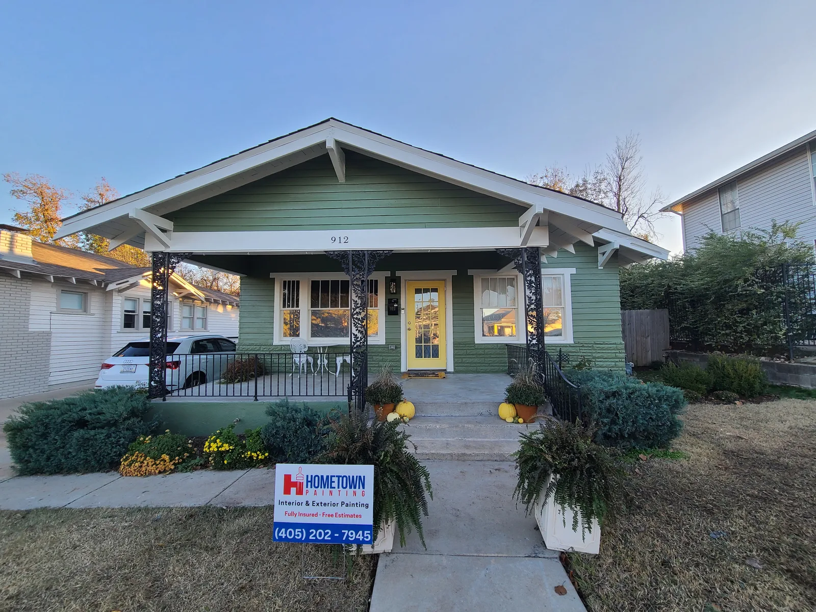 Exterior painting — Mesta Park, OKC